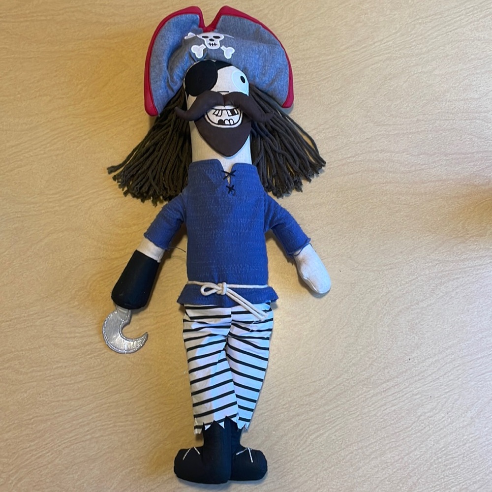 Potty barn pirate stuffed animal
